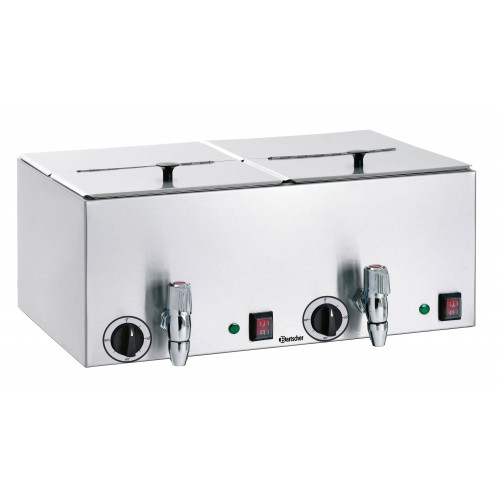 DOUBLE BAIN MARIE CHAUFFE SAUCISSES PROFESSIONNEL BARTSCHER