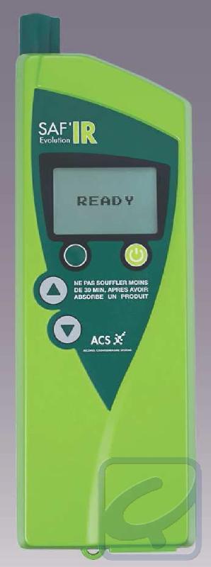 Éthylomètre Saf'ir Evolution - portable, autonome, Bluetooth et GPS - certifications OIML R 126, TS 16949, ISO 9001-2000, ISO 14001_0