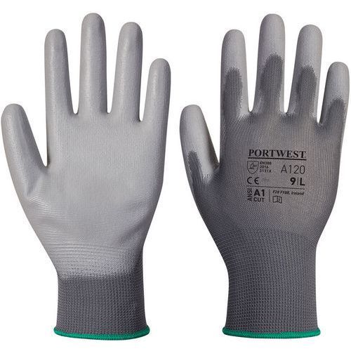 GANT DE MANUTENTION ENDUCTION PU A120 GRIS/BLANC 10 - PORTWEST