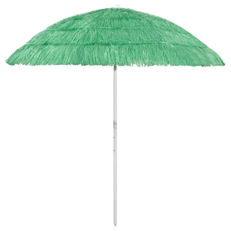 Helloshop26 - Parasol de plage hawaii 240 cm vert 02_0008392 - vert polyester 3000448382727_0