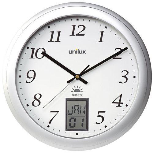 25 cm JVD h612.18 Horloge Murale Quartz Analog Rond Silencieux sans faire TIC-TAC Bois-Optique Ø env