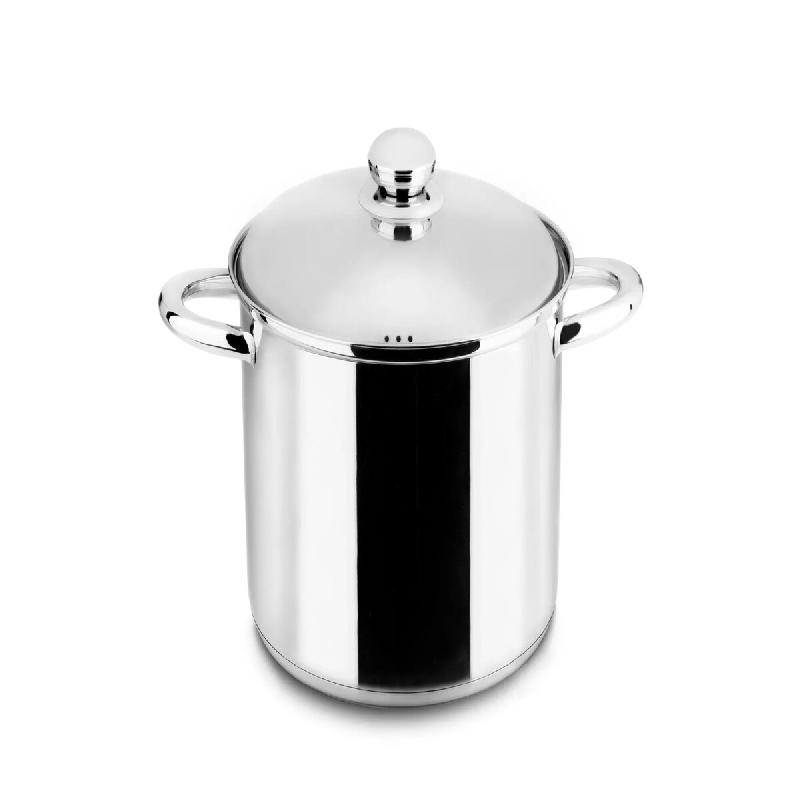 Hostelnovo del Valles Hostelnovo - Marmite inox induction 24 x 19 cm 8,6 L - argenté Acier inoxydable 18/10 B24_0