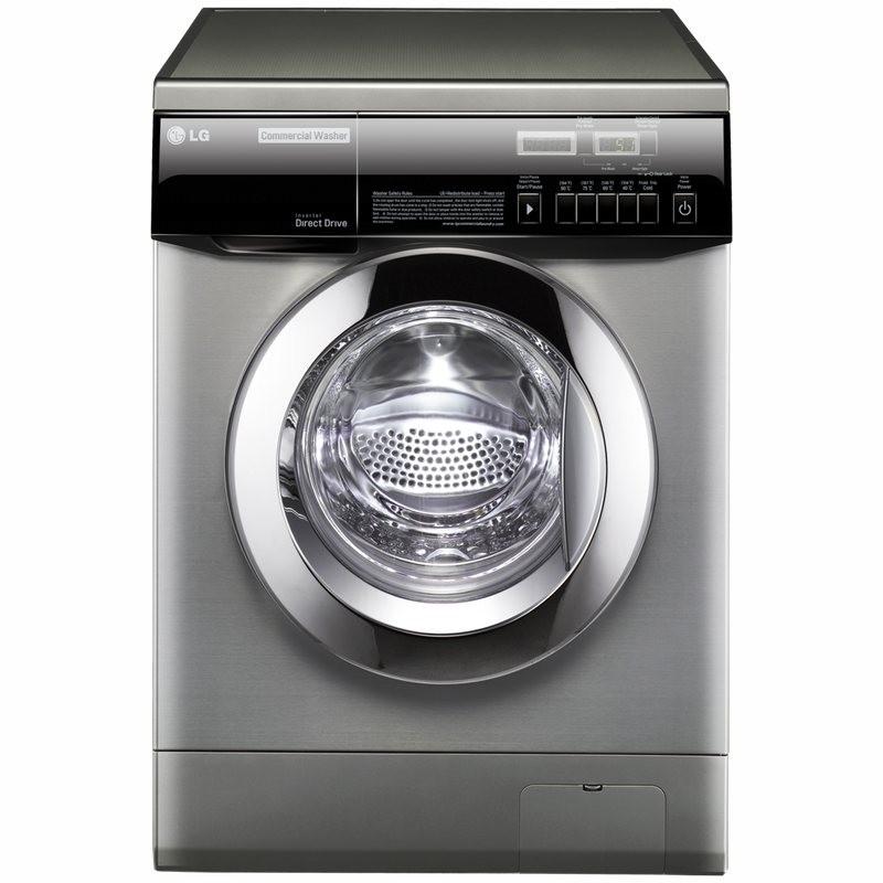 Lave-linge professionnel LG Atom 6.5 kg - Tambour inox 58L - Essorage jusqu'à 1200 t/min_0
