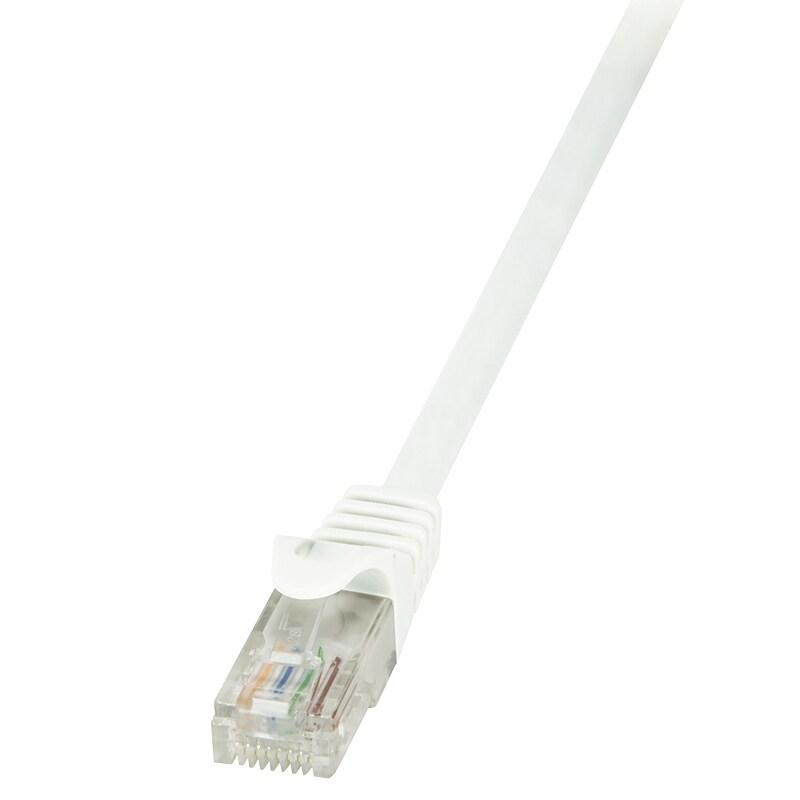 LogiLink Professional Câble patch EconLine, Cat. 6, U/UTP, 0,25 m, blanc - blanc 4052792023572_0