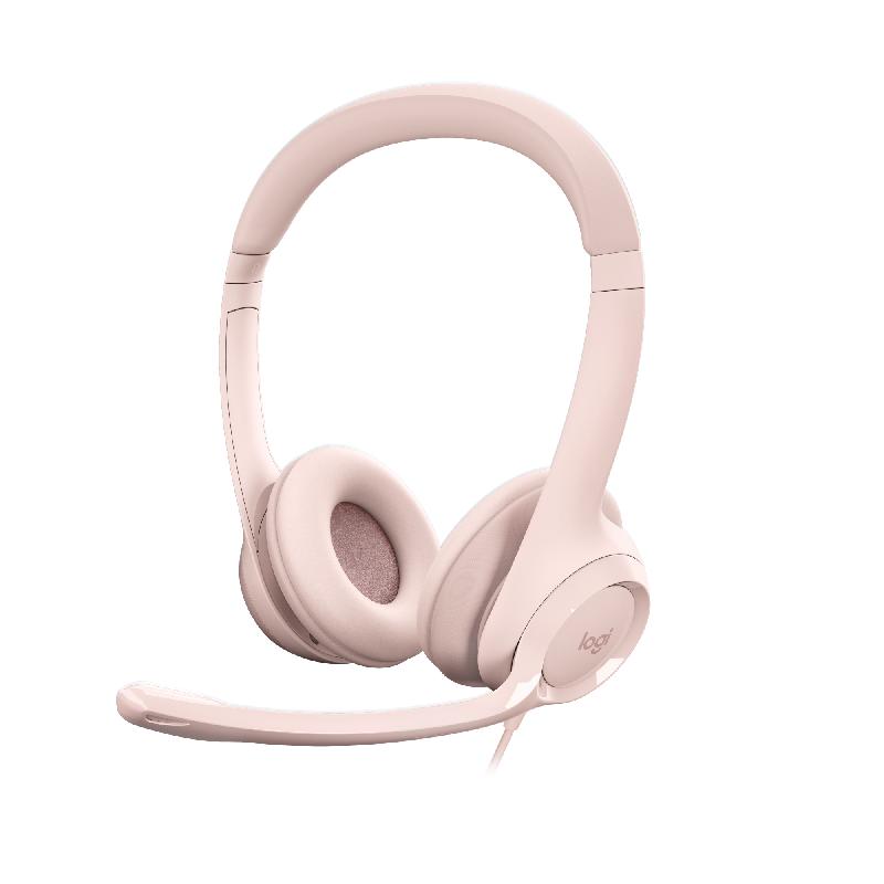 Logitech H390 Casque Avec fil Arceau Bureau/Centre d'appels USB Type-A Rose_0