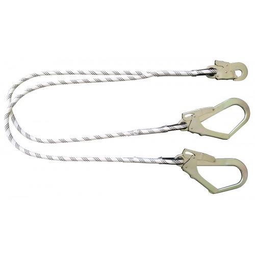 LONGE DE MAINTIEN - DOUBLE - 1,5 M LEVAC