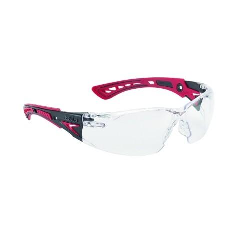 LOT DE 2 - LUNETTES DE PROTECTION OCULAIRES ULTRA LÉGÈRES DESIGN SPORTIF ORANGE