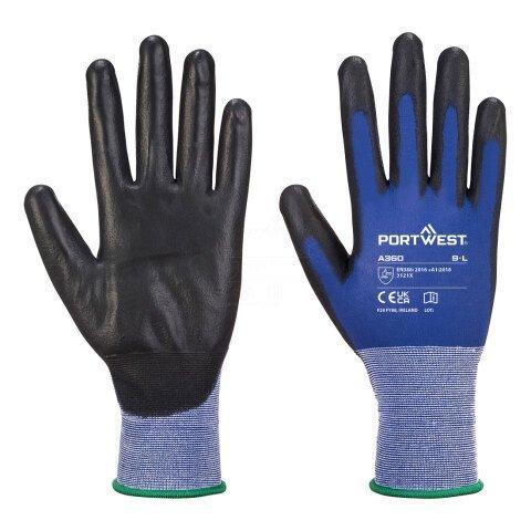 LOT DE 24 - PORTWEST A360 GANT SENTI-FLEX BLEU/NOIR - TAILLE S - LA PAIRE
