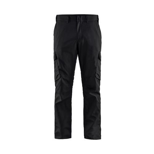 PANTALON DE TRAVAIL INDUSTRIE STRETCH 2D NOIR/JAUNE FLUO D108 - BLAKLADER