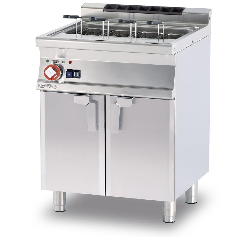 Pâtesière électrique triphasée 1 cuve 40L avec remplissage automatique et capteur de niveau, acier inox. Dimensions 60×70,5×90cm. Mod. CPA-76ET - 1865_0