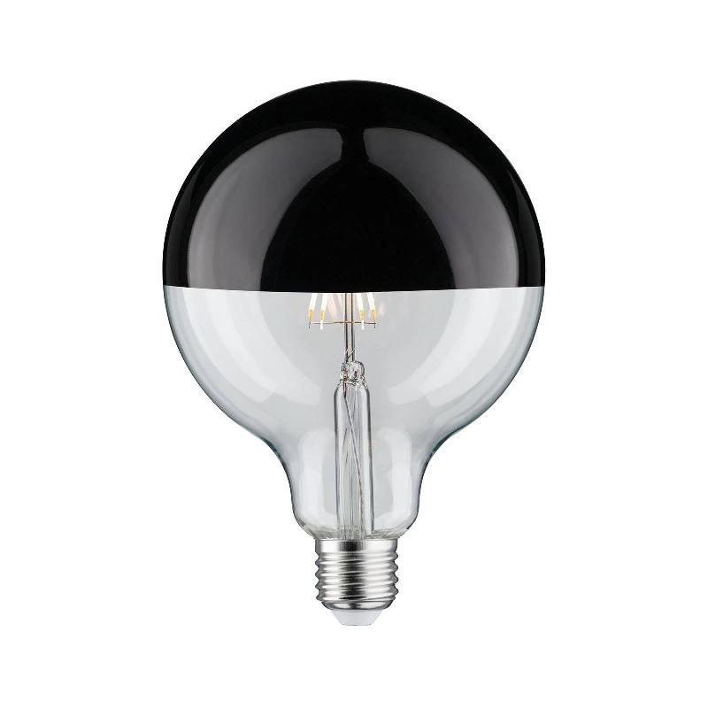 PAULMANN LED À TÊTE MIROIR E27 6,5W NOIR CHROMÉ