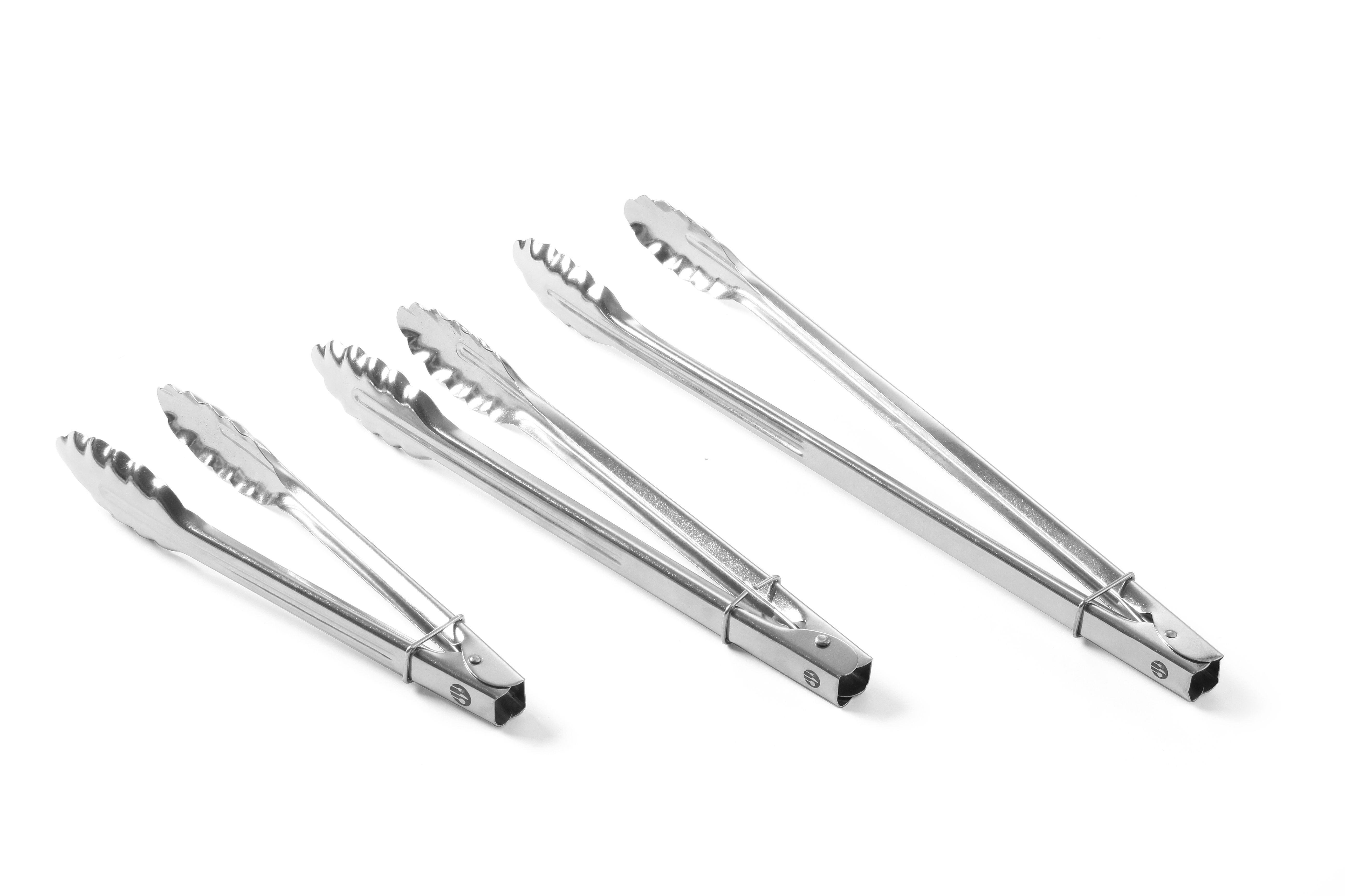 PINCE À SALADE EN ACIER INOXYDABLE AVEC FERMETURE À CLIP