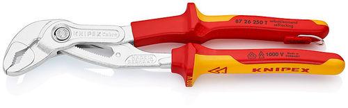 PINCE MULTIPRISE COBRA ISOLÉE 1000V - LONGUEUR 250MM - DISPOSITIF ANTICHUTE - KNICOBRA-250-VDE-T