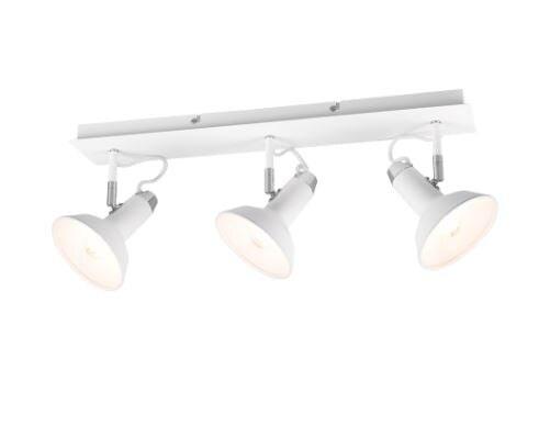 Plafonnier 3 spots orientables E14  métal blanc mat - Trio - Roxie - blanc métal 4017807522921_0