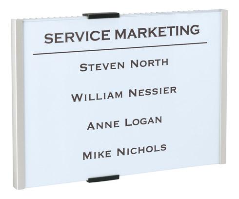 PLAQUE MURALE 15,5 X 21,5 CM INFO SIGN DURABLE