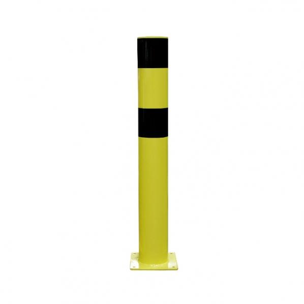 Poteau de protection d'entrepôt - Platine de fixation 400x400 mm - 3 dimensions - Marque Rolléco_0