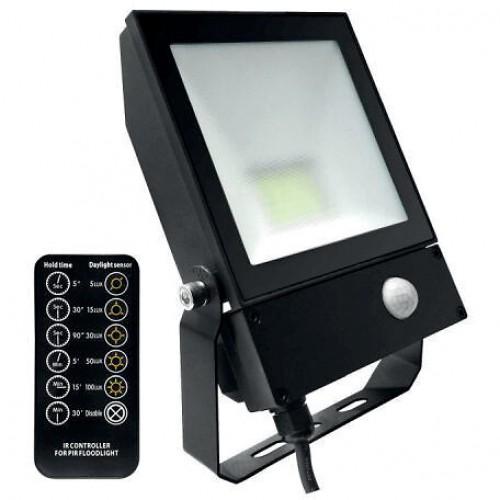 PROJECTEUR LED 50W 4000K FLOODLIGHT QT À DÉTECTION PIR INTEGRATECH