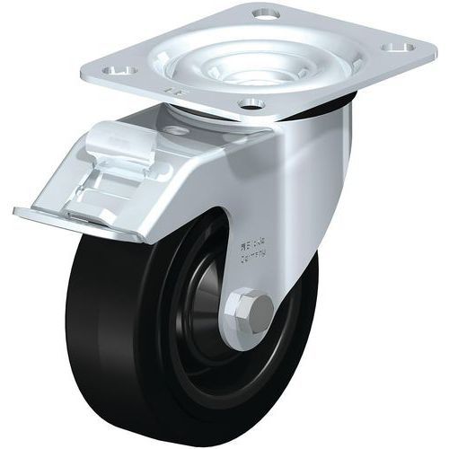 ROUE FORTES CHARGES À BANDAGE CAOUTCHOUC LE-POEV 100K-FI - BLICKLE