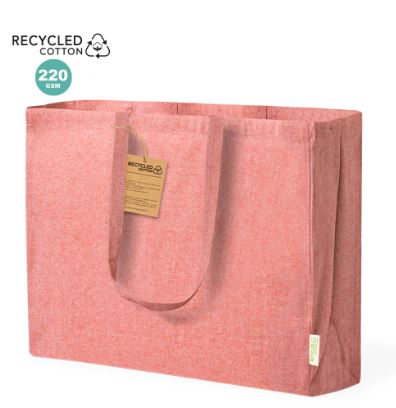Sac publicitaire en coton recyclé 220 g/m2 - Bonillo 20755 - Longues poignées renforcées et soufflet_0