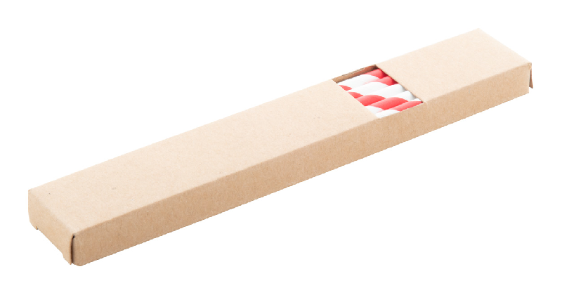 Set de pailles en papier - Lot de 10 avec motifs rayures - Livré en boîte kraft_0