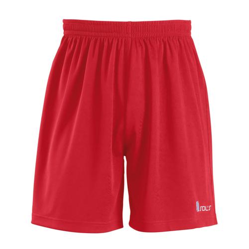 SHORT PERSONNALISABLE ROUGE SAN SIRO 2 CLUB