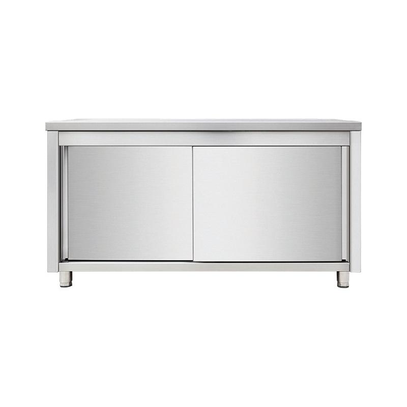 Skyrainbow Armoire de travail en acier inoxydable, 160 x 60 - inox THASR166_0