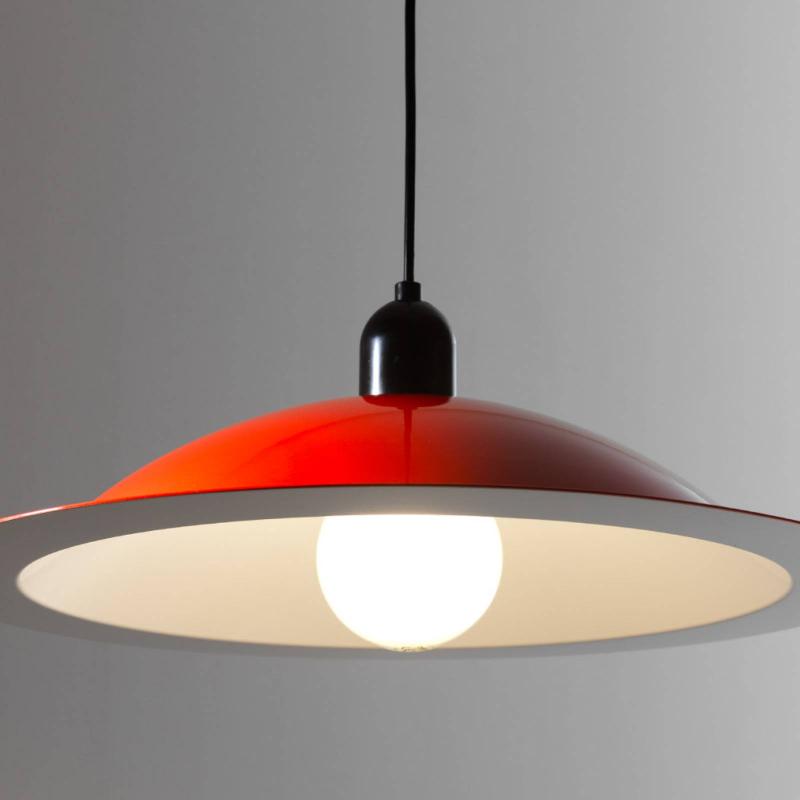 STILNOVO LAMPIATTA SUSPENSION LED, Ø 50CM, CORAIL