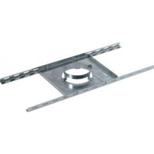 SUPPORT PLANCHER EN GALVA POUR TUBAGE DOUBLE PAROI - 80/130 MM TEN