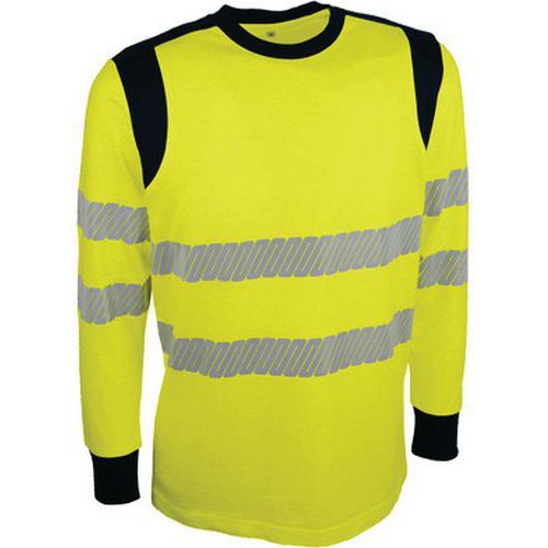 T SHIRT HAUTE VISIBILITÉ ANTI FEU À MANCHES LONGUES TAILLE M - SINGER SAFETY