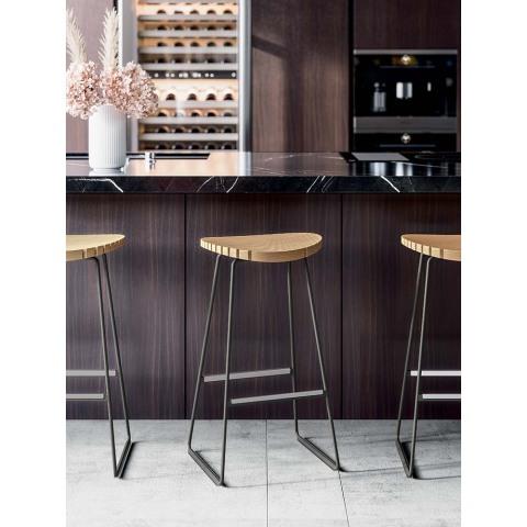 TABOURET ALTO - CHÊNE CLAIR/ANTHRACITE