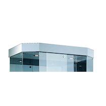 TOIT ÉCLAIRANT POUR VITRINE PRESTIGE HEXAGONALE ALUMINIUM