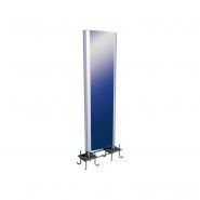 Totem signalétique double face elliptique - Sigma Signalisation - Profil 157mm, aluminium laqué_0