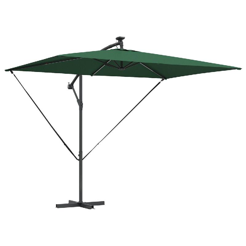 VidaXL Parasol Vert 294 x 200 x 270 cm Polyester et Aluminium Modèle Titan Classique - 42003392_0