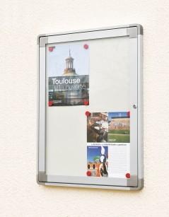 Vitrine murale en aluminium - extérieure extra plate - plusieurs dimensions disponibles_0