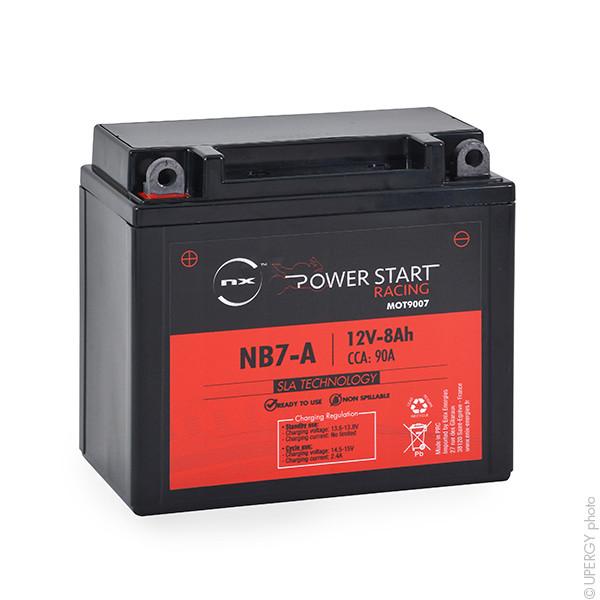 BATTERIE MOTO YB7-A / NB7-A / 12N7-4B 12V 8AH_0