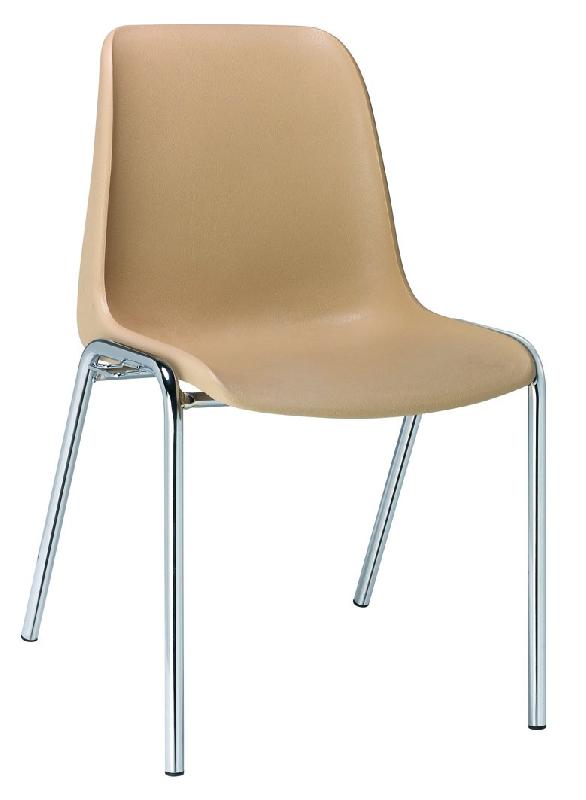 Chaise coque empilable M4 - piètement diamètre 22 mm - plusieurs coloris disponibles_0