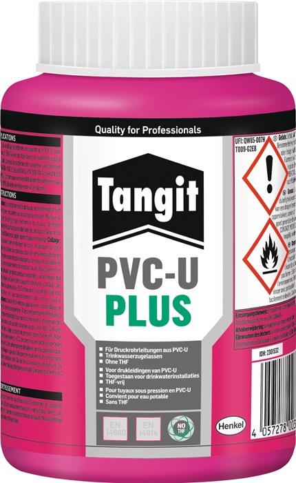Colle spéciale PVC-U PLUS - 500 g - boîte TANGIT - pour conduites sous pression et sans pression_0