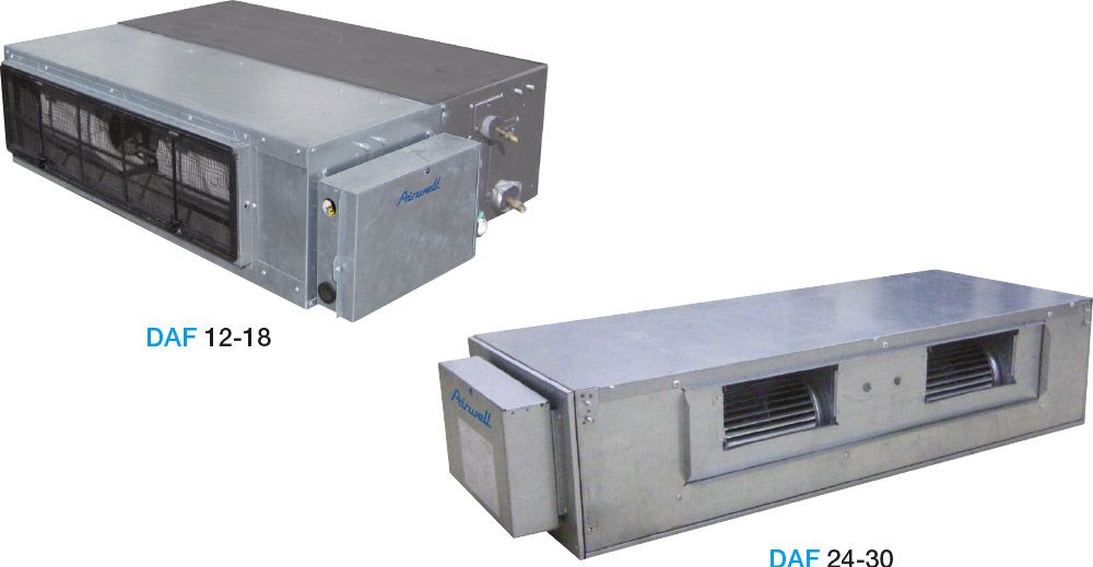 Daf - climatiseur professionnel Airwell - fonctionnement jusqu’à -15°C en mode froid - gainable vitesse fixe_0