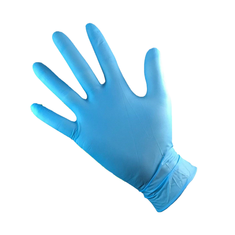 Gants de protection chimique - nitrile non poudré bleu 4,0gr 240mm - boîte de 100 - AP - 200001074_0