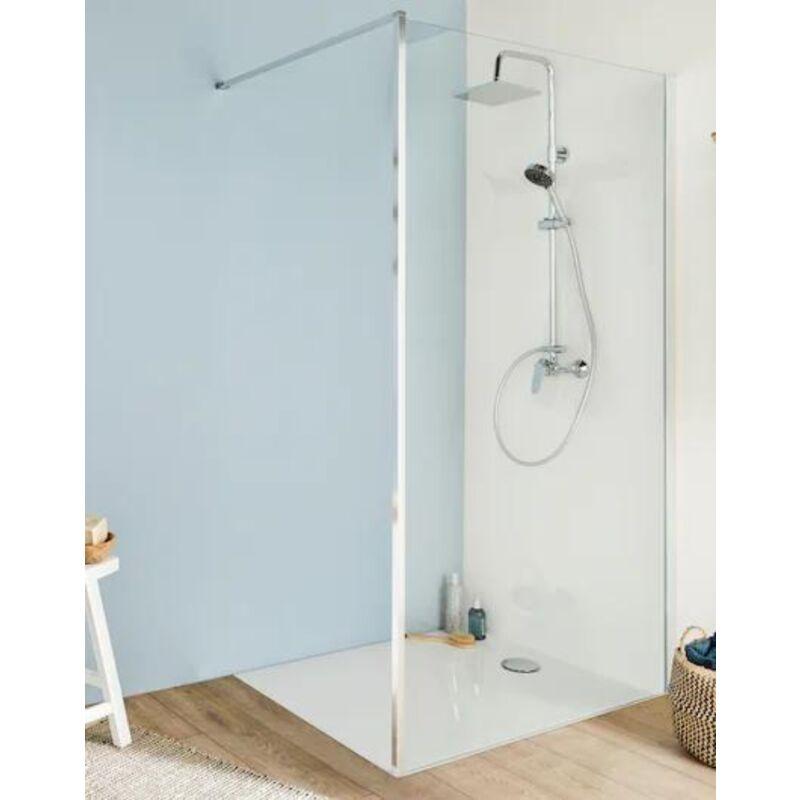 JACOB DELAFON PAROI DE DOUCHE À L'ITALIENNE SERENITY 120 CM, CHROME