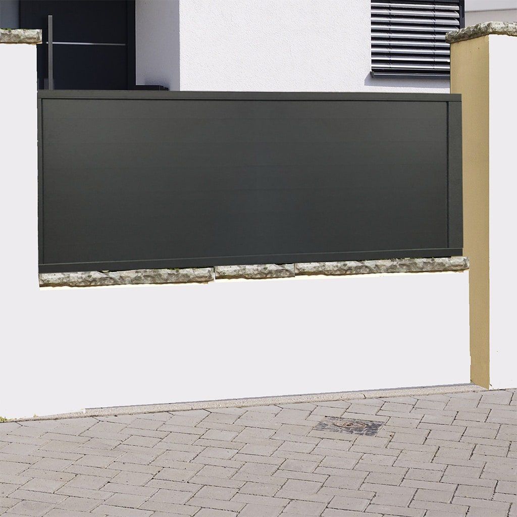 Clôture en aluminium Milan - thermolaquage sur mesure - épaisseur 3mm - garantie 10 ans_0