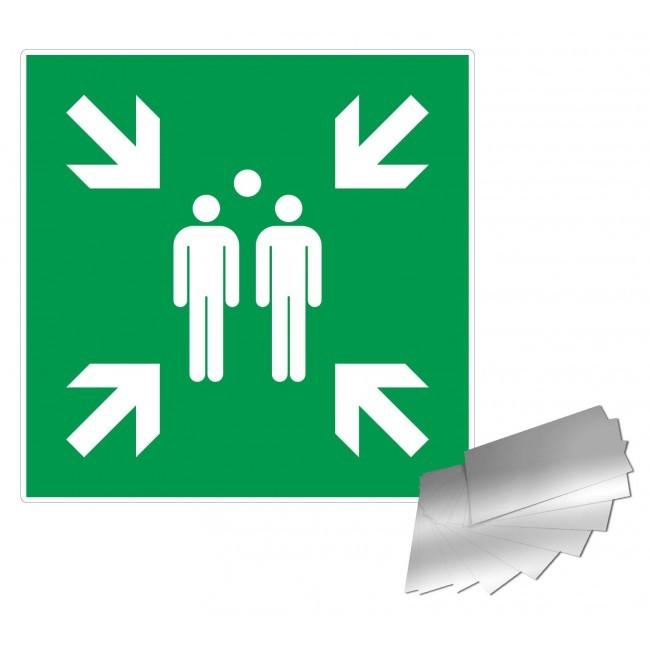 Panneaux de signalisation carrés en aluminium 200x200 mm - PNCAL-NV01/PTRS - Résistance et insensibilité à la corrosion_0