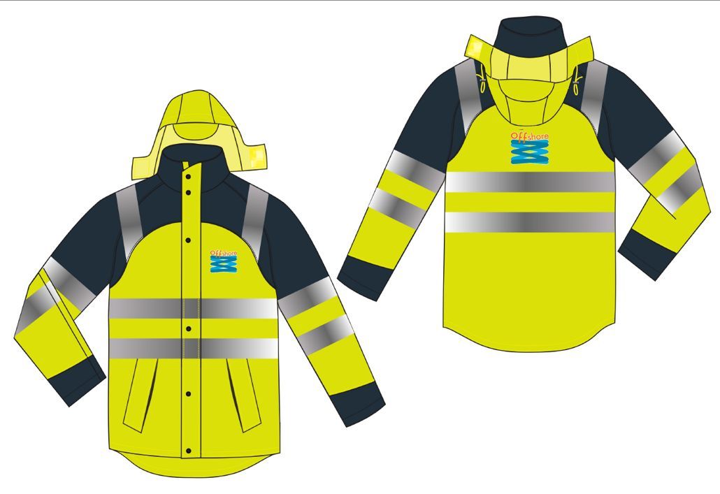Parka - veste de sécurité de travail imperméable haute visibilité Classe 3, avec bandes rétro-réfléchissantes et capuche intégrée_0