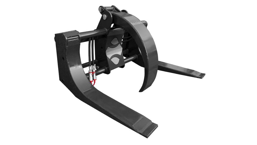 Pince à grumes hydraulique - Tenías S.A. - 276kg - ouverture 930mm - largeur 1,17m_0
