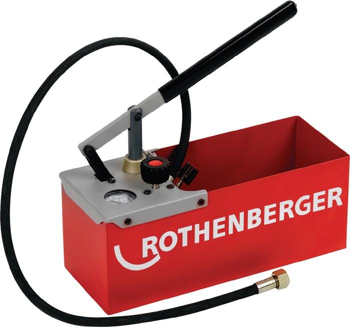 Pompe de vérification TP 25 0-25 bar R 1/2 po. Volume aspiré par course env. 16 ml ROTHENBERGER_0