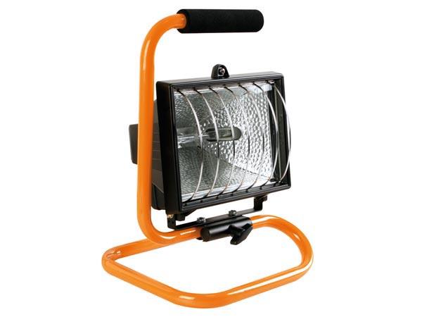 Projecteur halogène portable - 400W - résistant aux intempéries avec grille et verre protecteurs_0