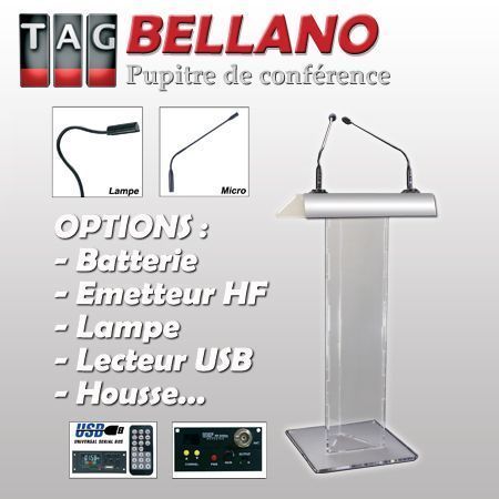 Pupitre de conférence Bellano - TAG_1
