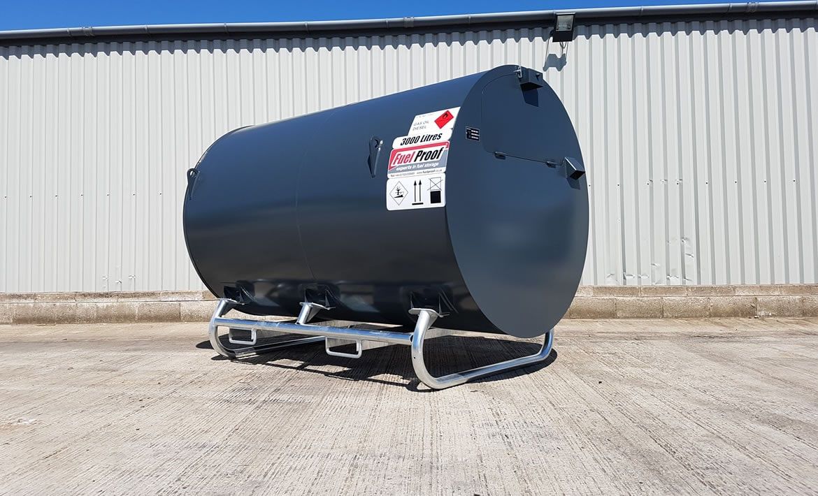 Station transportable Fuelstore 3000 litres - Cuve en acier double paroi conforme aux réglementations environnementales_0