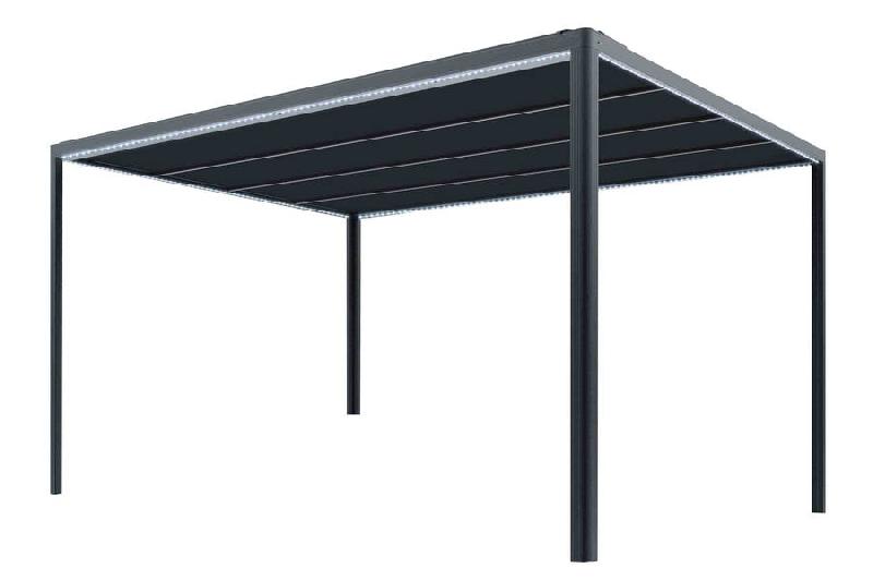 Toit terrasse alu - couv'terrasse® e store- 9m² - gris_0