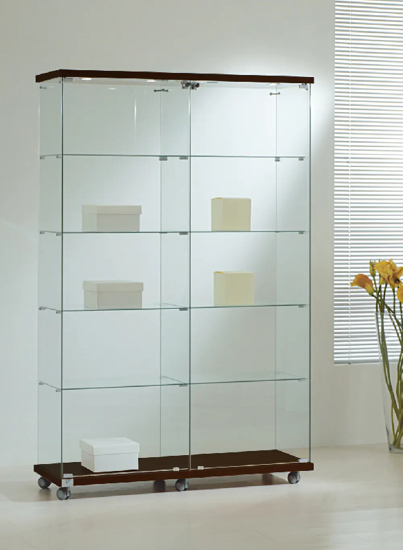 Vitrine 120cm de largeur 12/18lva - wengé_0
